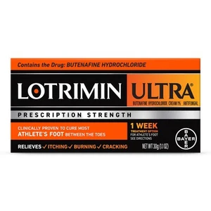 Lotrimin Ultra 1 Week Athlete's Foot Treatment, Prescription Strength... - Picture 1 of 6