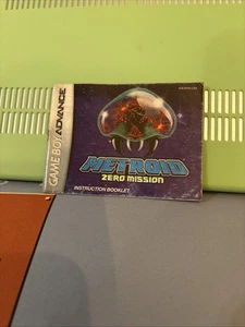 Metroid Zero Mission GBA Nintendo nur Anleitung - Bild 1 von 3