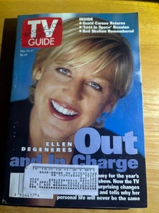 TV Guide 1997 October 11-17 Ellen Degeneres Out and In Charge - Picture 1 of 3