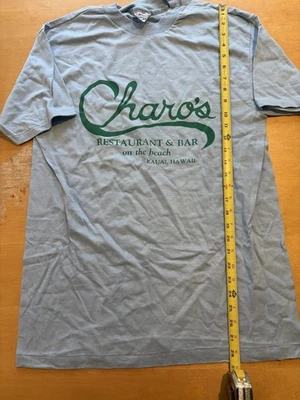 De colección Original Años 80 CHARO'S Honolulu Hawaii Hanes Grande Foto 1 de 3