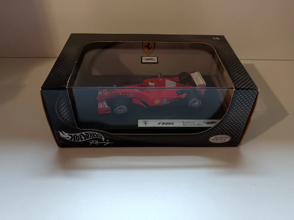 F1 Rubens Barrichello 2001 formule 1 Hot wheels Racing 1/43 - Photo 1/4