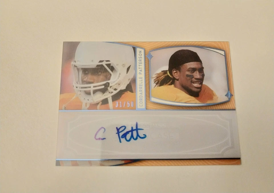 2013 Press Pass Showcase Clear Vinyl Cordarrelle Patterson Autograph 11/50 Sick! - Image 1 of 1