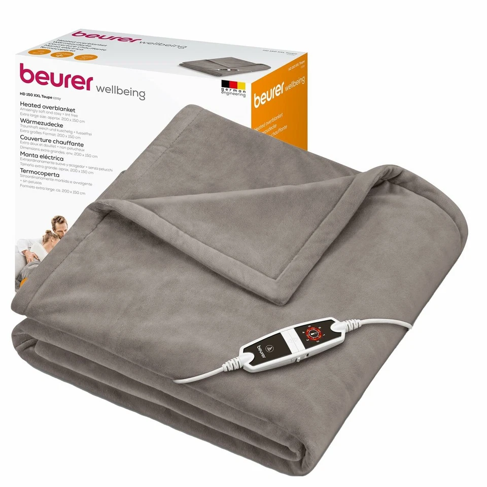Beurer Wärmedecke HD 150 XXL Cosy Taupe 43103