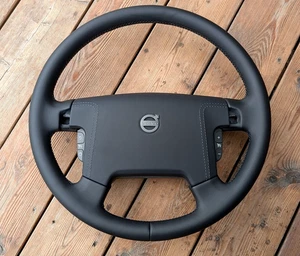 Volant CUIR NEUF pour Volvo FL FE FM 2005-2020 AVEC CACHE AVANT CUIR ! - Picture 1 of 16