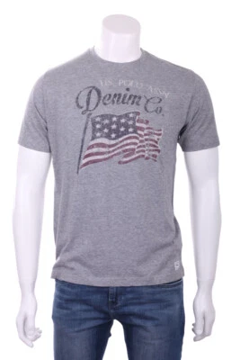 U.S. POLO ASSN T-Shirt uomo Grigio Man US - Imagen 1 de 4