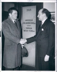 1939 New York Boxer Gene Tunney Chairman of the Finnish Relief Fund Press Photo - Picture 1 of 2