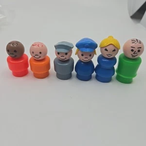 Vintage Little People Lot Of 6 Fisher-Price - Picture 1 of 1