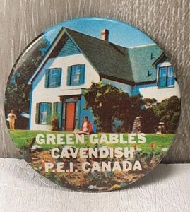 Anne of Green Gables Pinback Button VTG Pin PEI Prince Edward Island Canada - Bild 1 von 3