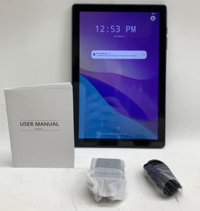 TPZ T10B-AI Gray 64 GB Storage 3 GB RAM WiFi Android 14 Tablet Touch Screen - Picture 1 of 9