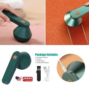 USB Hairball Trimmer Fabric Electric Lint Remover Portable and Rechargeable USA