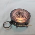Antique Nautical Copper Lid Brass Compass Gift Item