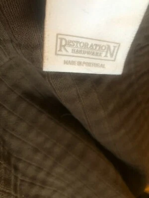 Edredón Cobertor Restauración Hardware Mini Canal Completo Queen Chocolate Foto 1 de 4