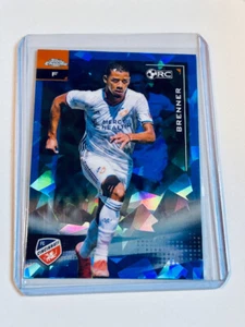 2021 Topps Chrome MLS Sapphire Bruciatore Rookie RC FC Cincinnati - Foto 1 di 2