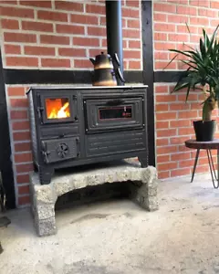 Wood stove, cooker stove, oven stove, wood burning stove, cast iron stove - Picture 1 of 8