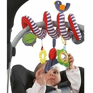 Stroller Kid Baby Crib Cot Pram Hanging Rattles Spiral Stroller Car Seat Toy