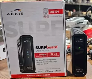 ARRIS SURFboard DOCSIS 3.0 Cable Modem - SB6190 Black - Picture 1 of 11