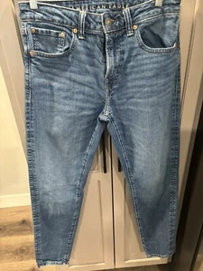 American Eagle Flex Jeans Herren blau Denim Größe 28 x 32 sportliche Passform mittlere Waschung - Bild 1 von 4
