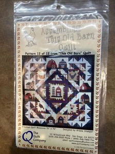 vintage quilt pattern By The Quilt Co. 1999 This Old Barn Quilt 76” X 76” - Picture 1 of 2