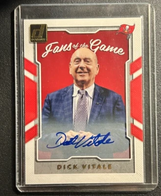 Dick Vitale AUTO Donruss Fans/Game 2017 Certified Autograph Signature Signed SP - Image 1 of 2