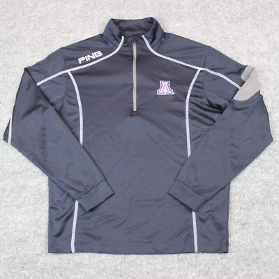 Мужской пуловер Ping средний темно-синий на молнии 1/4 для гольфа Arizona Wildcats Performance - Изображение 1 из 4