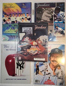 Lot 5 New York Yankees Yearbook 1981 1983 1986 1987 1989 1980s Memorabilia - Picture 1 of 24