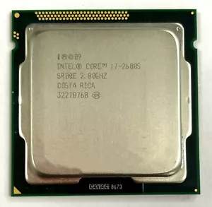 SR00E Intel i7-2600S 2.8GHZ 3.80GHZ 8M 4-Cores 8-Threads Desktop CPU LGA 1155 - Picture 1 of 2