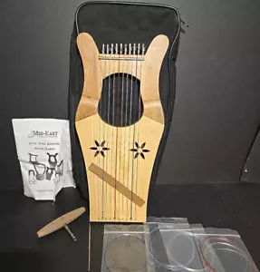 Mini Arpa Kinnor di Mid-East - Finitura leggera con custodia, corde extra - Foto 1 di 17