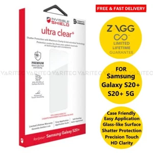 ZAGG S20 Plus Clear Film Screen Protector Cover Saver for Samsung Galaxy S20+ 5G - Picture 1 of 1