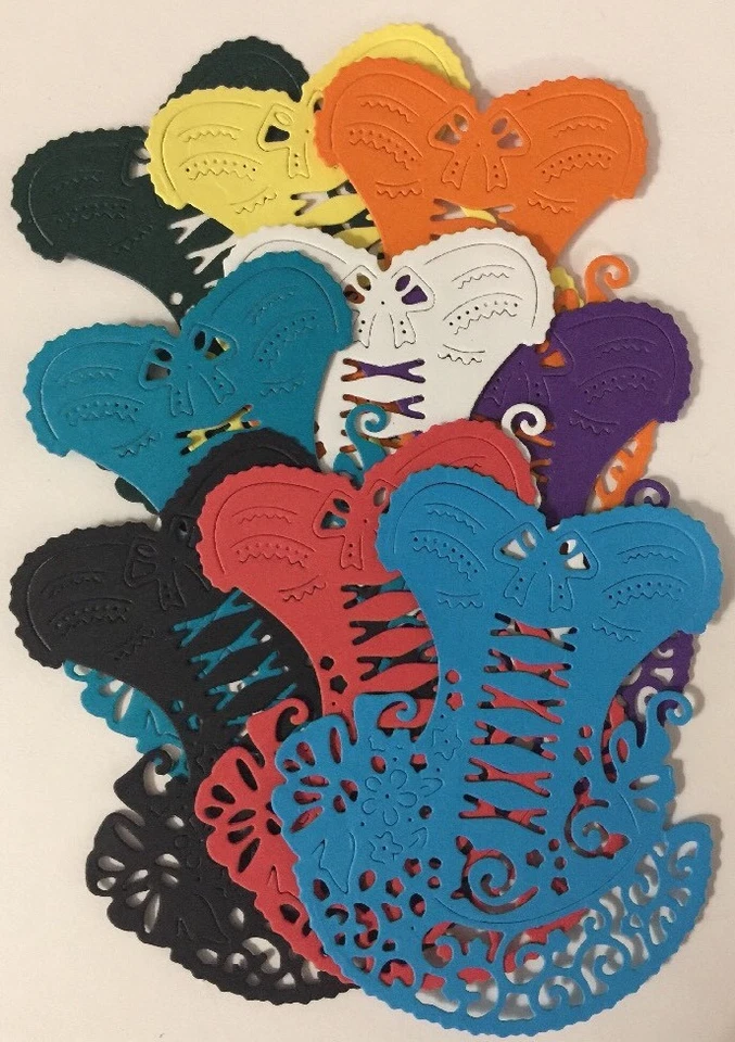 КОРСЕТ высечки (3шт) Приблизительно 3 «x 3-1/2» • белье • Свадьба • Танцовщица • Невеста • бюстгальтер • Nighty • - Изображение 1 из 4