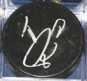 SEMYON VARLAMOV COLORADO AVALANCHE SIGNED AUTOGRAPHED HOCKEY PUCK GOALTENDER - Picture 1 of 1