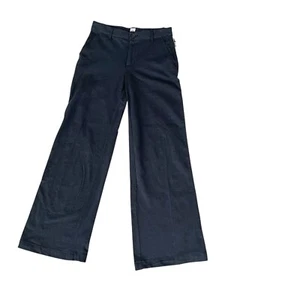 Gap Womens Pants Size 02 Petite Wide Leg Knit Trousers High Rise Office Work - Picture 1 of 16