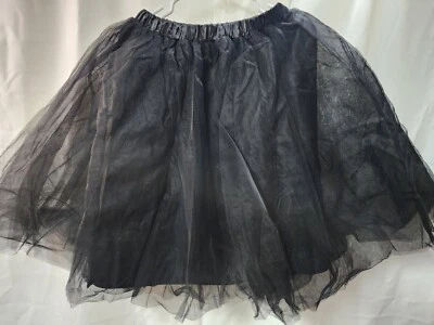 女童中腰迷你裙,黑色,小号 — 第 1/4 张图片