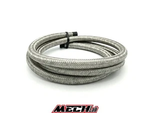 tubo in treccia acciaio inox aeronautico 14mm AN10 10-AN radiatore olio gomma - Foto 1 di 2
