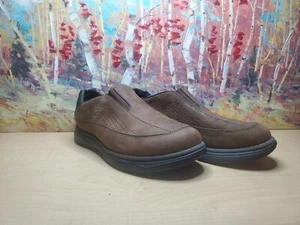 Merrell Topo Perf Moc Chocolate Nubuck Leather Slip On Sport Shoes Mens Size 8 - Picture 1 of 4