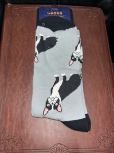 French Bulldog Novelty Unisex Socks Size 10-13 Men Shoe 6-12.5 Women Shoe 10-13 - Picture 1 of 2