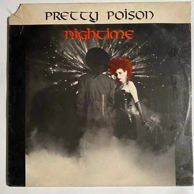 PRETTY POISON - NIGHTIME 12" SVENGALI RECORDS NEW STILL SEALED - Image 1 of 2