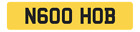 Personalised Registration HOB HOBBS HOB Private Cherished DVLA number plate
