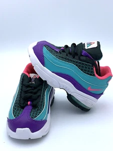 NIKE BQ7220-300 AIR MAX 95 NOW (TD) Toddler Size 5C Green Cabana - Picture 1 of 8