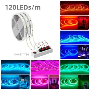 220V/110V LED-Streifenlichter 120 LEDs/m Flexibles LED-Band ohne Netzteil - Picture 1 of 48