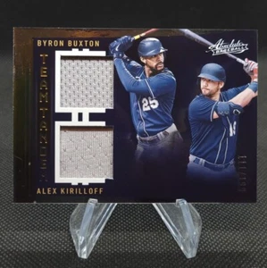 2022 Panini Absolute Alex Kirilloff Byron Buxton Team Tandem Material /199 Twins - Picture 1 of 2