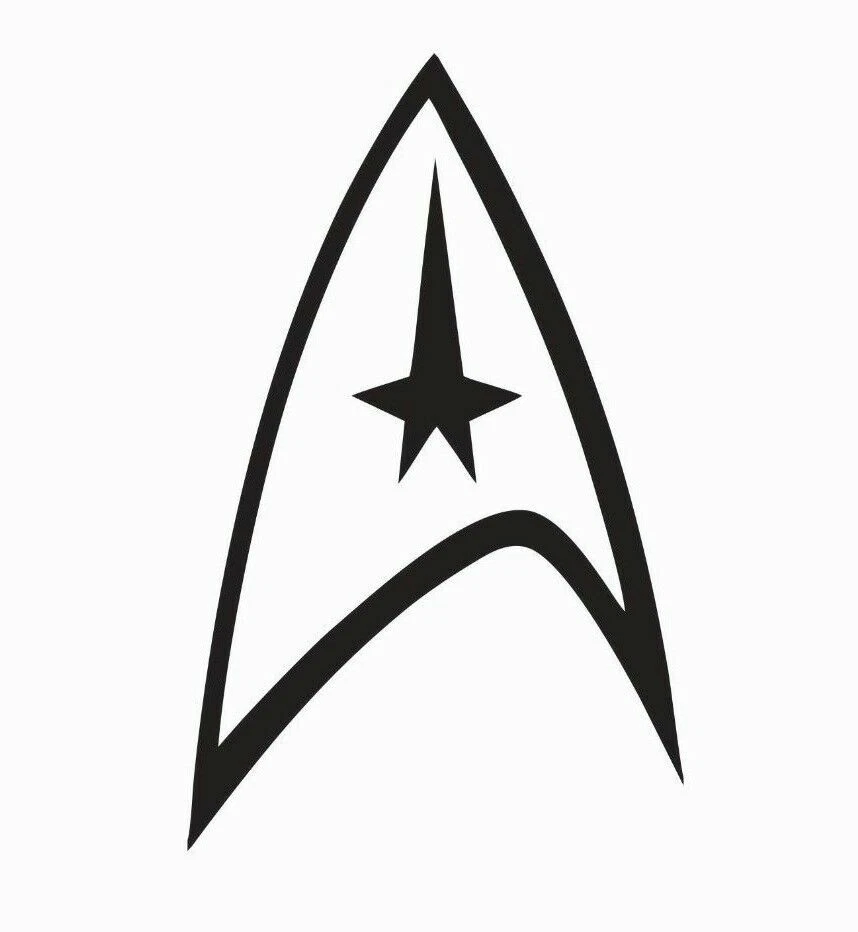  Star Trek Vinyl Die Cut Car Decal Sticker --- FREE SHIPPING- - Image 1 of 1