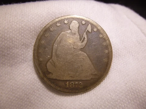 1872 Seated Liberty Half Dollar Cover