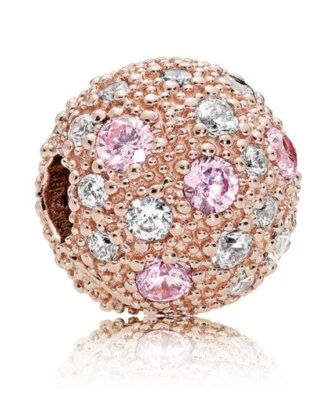 2 Dijes Pandora Chapados en Oro Rosa Estrellas Cósmicas Clip y 2 Empuñaduras de Silicona RETIRADO Foto 1 de 4