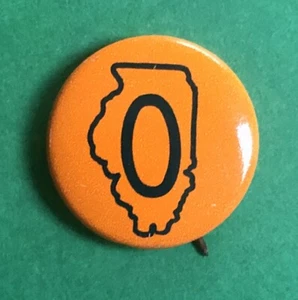 1968 Richard B. Ogilvie para Gobernador, Pinback, Illinois Contorno alrededor de "O"--7/8" - Imagen 1 de 2