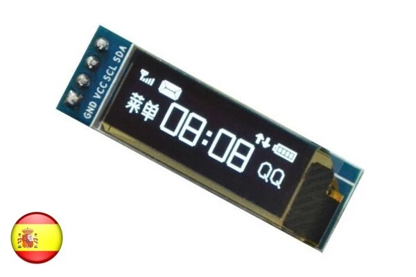 Módulo Pantalla Display OLED 0.91” azul 128X32 LCD LED, Arduino, Raspberry PI - Imagen 1 de 4