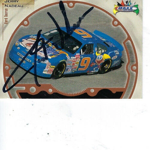 JERRY NADEAU SIGNED 1999 MAXX  RACING #68 - NASCAR - Image 1 of 1