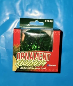 Ornement Solaray Bluetooth 4.2 haut-parleur sans fil arbre de Noël décoration vert neuf - Photo 1 sur 1