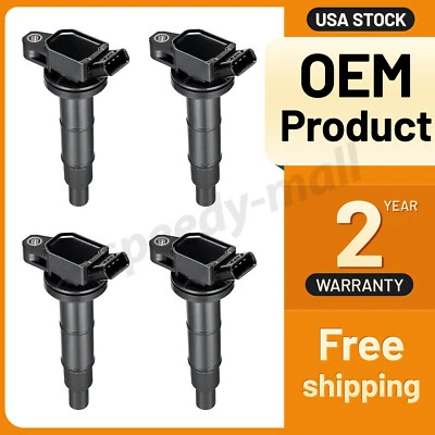 4 Ignition Coils Pack For 2001 2002 2003 Toyota RAV4 2.0L L4 UF333 — 第 1/4 张图片