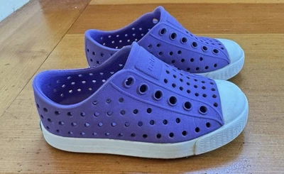 Native Jefferson  Slip On Shoes Size C 6 Purple  Water Shoe Little Kids - Imagem 1 de 4