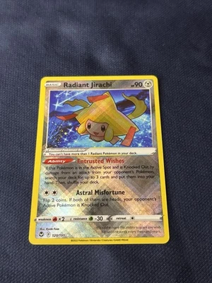 Radiant Jirachi 120/195 Swsh12: Espada y Escudo - Silver Tempest Holo casi nuevo  Foto 1 de 4